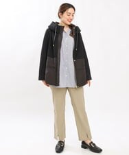 OLJLS05259 eur3(エウルキューブ) 【大きいサイズ】ダンボールコンビアウター ブラック(94)