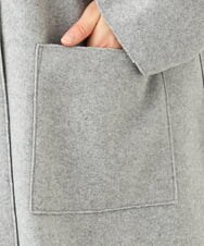 OLJLV05159 eur3(エウルキューブ) 【大きいサイズ】ニードルパンチフーディーアウター グレー(92)