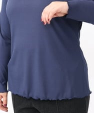 OLKAA06054 eur3(エウルキューブ) 【大きいサイズ】メローリブトップス ネイビー(57)