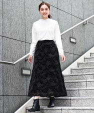 OLKAA06054 eur3(エウルキューブ) 【大きいサイズ】メローリブトップス ホワイト(90)