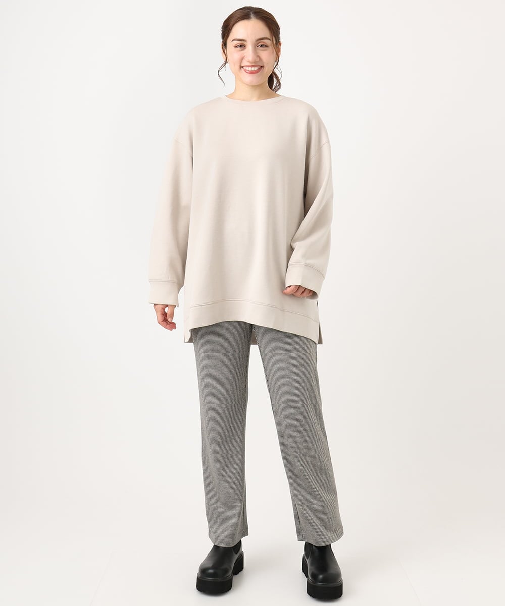 OLKAA25069 eur3(エウルキューブ) 【大きいサイズ】ダンボールプルオーバー グレージュ(89)