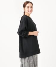 OLKAA25069 eur3(エウルキューブ) 【大きいサイズ】ダンボールプルオーバー ブラック(94)