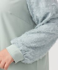 OLKAA26089 eur3(エウルキューブ) 【大きいサイズ】コンビデザイントップス ライトグリーン(30)