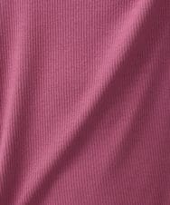 OLKAA27069 eur3(エウルキューブ) 【大きいサイズ】リブジャージー袖ボタンカットソー ワイン(77)