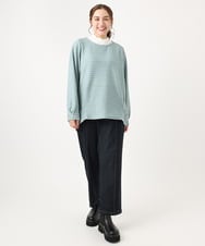 OLKAA29079 eur3(エウルキューブ) 【大きいサイズ】ケーブルジャカードカットソー グリーン(35)