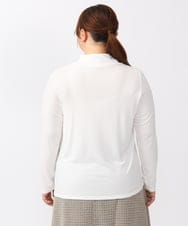 OLKAA30049 eur3(エウルキューブ) 【大きいサイズ】ハイネックカットソー ホワイト(90)
