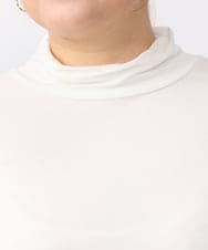 OLKAA30049 eur3(エウルキューブ) 【大きいサイズ】ハイネックカットソー ホワイト(90)
