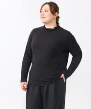 OLKAA30049 eur3(エウルキューブ) 【大きいサイズ】ハイネックカットソー ブラック(94)