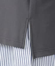 OLKAA35099 eur3(エウルキューブ) 【大きいサイズ/soso×eur3】Vネックベスト グレー(92)