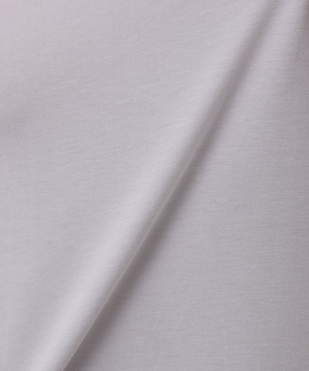 OLKAD09049 eur3(エウルキューブ) 【WEB先行販売】【大きいサイズ】ハイネック長袖カットソー ライトグレー(91)