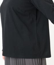 OLKAD18049 eur3(エウルキューブ) 【WEB先行販売】【大きいサイズ】ハイネックレースカットソー ブラック(94)