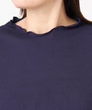 OLKAD20059 eur3(エウルキューブ) 【大きいサイズ】メローリブカットソ ネイビー(57)