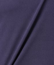 OLKAD20059 eur3(エウルキューブ) 【大きいサイズ】メローリブカットソ ネイビー(57)