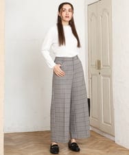 OLKAD20059 eur3(エウルキューブ) 【大きいサイズ】メローリブカットソ ホワイト(90)