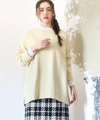 OLKAD25069 eur3 【WEB先行販売】【大きいサイズ】もちもちジャージープルオーバー