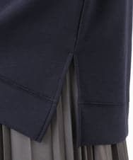 OLKAD25069 eur3(エウルキューブ) 【WEB先行販売】【大きいサイズ】もちもちジャージープルオーバー ネイビー(57)