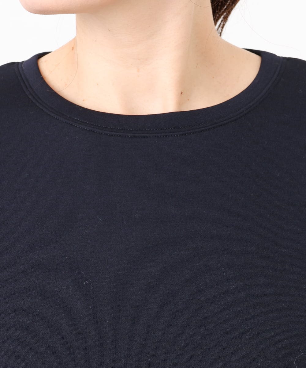 OLKAD25069 eur3(エウルキューブ) 【WEB先行販売】【大きいサイズ】もちもちジャージープルオーバー ネイビー(57)