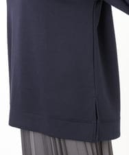 OLKAD25069 eur3(エウルキューブ) 【WEB先行販売】【大きいサイズ】もちもちジャージープルオーバー ネイビー(57)