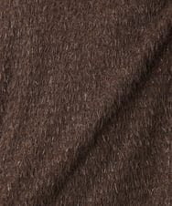 OLKAD35079 eur3(エウルキューブ) 【大きいサイズ】2wayラメシャギーベスト ダークブラウン(87)