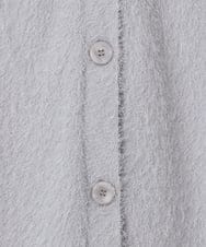 OLKAD35079 eur3(エウルキューブ) 【大きいサイズ】2wayラメシャギーベスト ライトグレー(91)