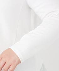 OLKAD36099 eur3(エウルキューブ) 【大きいサイズ】異素材ドッキングカットソー ホワイト(90)