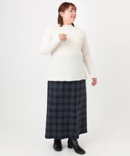 OLKBD31059 eur3(エウルキューブ) 【WEB先行販売】【大きいサイズ】シャーリングメロートップス アイボリー(80)