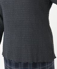 OLKBD31059 eur3(エウルキューブ) 【WEB先行販売】【大きいサイズ】シャーリングメロートップス ダークグレー(93)