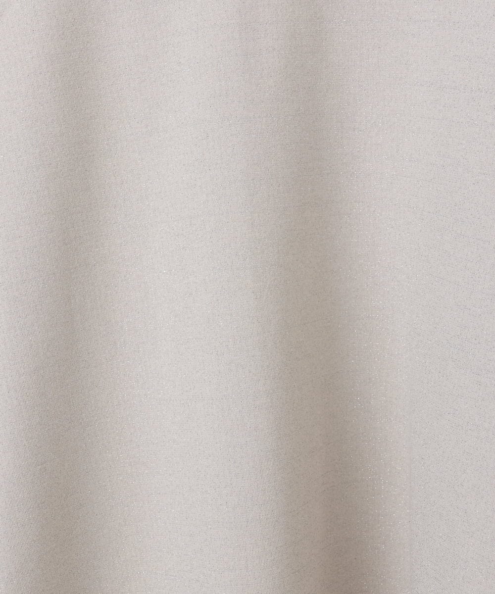 OLKBD32069 eur3(エウルキューブ) 【WEB先行販売】【大きいサイズ/a.v.v×eur3】ラメ裏毛スウェットプルオーバー グレージュ(89)