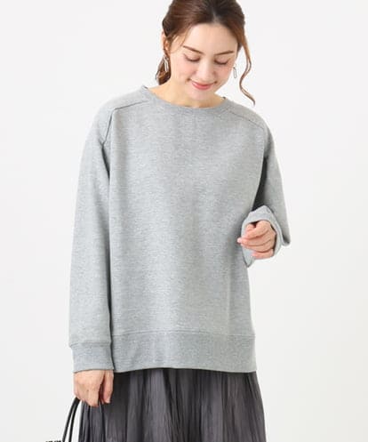 OLKBD32069 eur3 【WEB先行販売】【大きいサイズ/a.v.v×eur3】ラメ裏毛スウェットプルオーバー