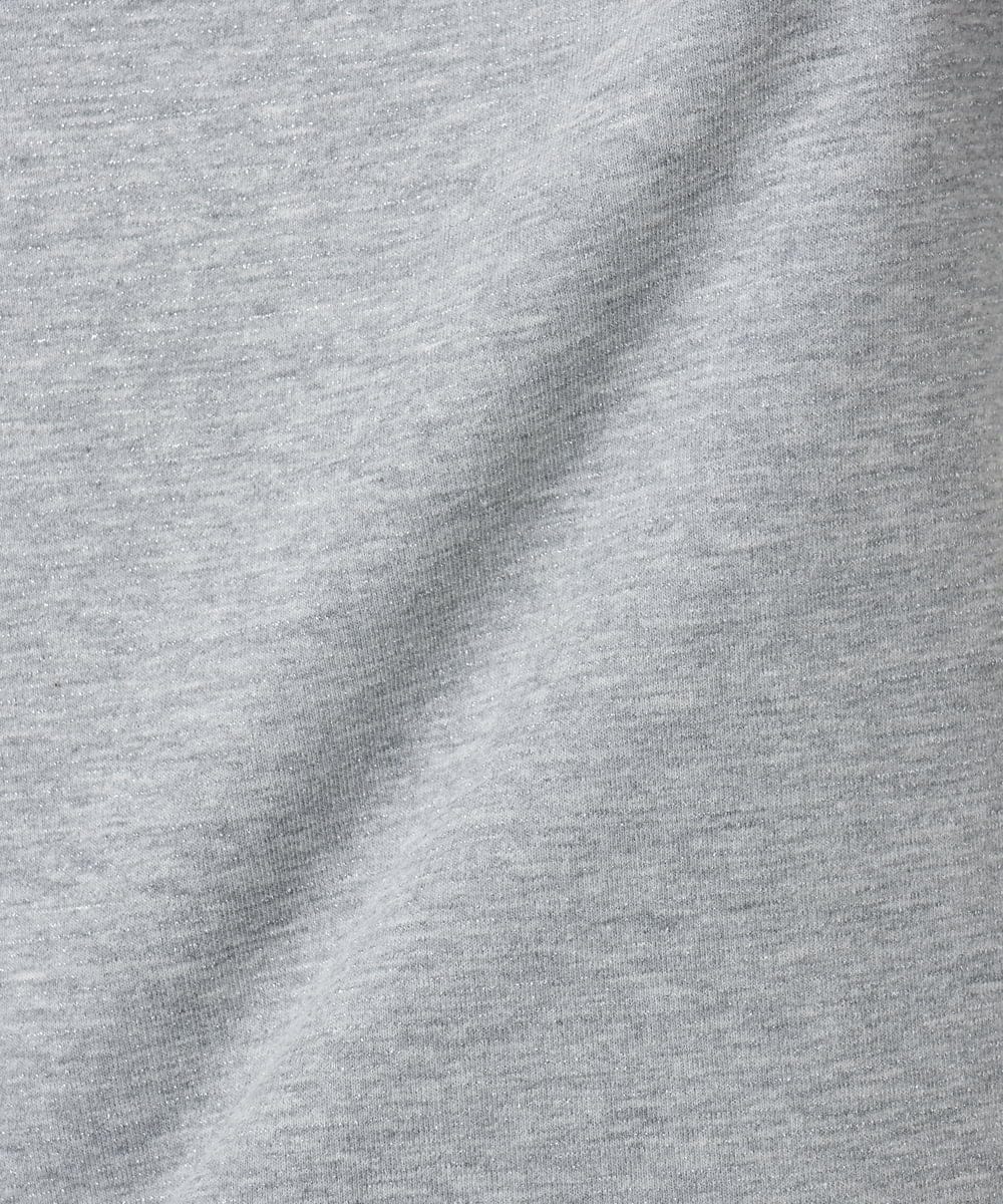 OLKBD32069 eur3(エウルキューブ) 【WEB先行販売】【大きいサイズ/a.v.v×eur3】ラメ裏毛スウェットプルオーバー グレー(92)