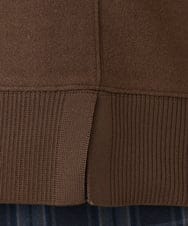 OLKBD34099 eur3(エウルキューブ) 【WEB先行販売】【大きいサイズ】起毛スウェットライクトップス ダークブラウン(87)