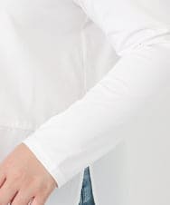 OLKBD90079 eur3(エウルキューブ) 【大きいサイズ】シャツヘムドッキングプルオーバー アイボリー(80)