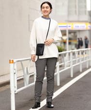OLKBS18070 eur3(エウルキューブ) 【大きいサイズ/a.v.v×eur3】ダンボールカットソー ホワイト(90)