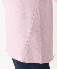 OLKBV34079 eur3(エウルキューブ) 【大きいサイズ】袖タックニットソー ピンク(03)