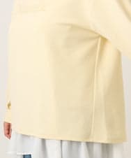 OLKCD08064 eur3(エウルキューブ) 【大きいサイズ】ロゴスウェットライクプルオーバー ライトイエロー(20)