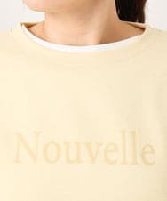 OLKCD08064 eur3(エウルキューブ) 【大きいサイズ】ロゴスウェットライクプルオーバー ライトイエロー(20)