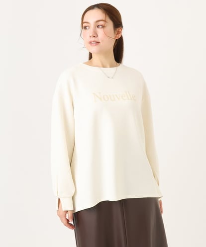 OLKCD08064 eur3 【大きいサイズ】ロゴスウェットライクプルオーバー