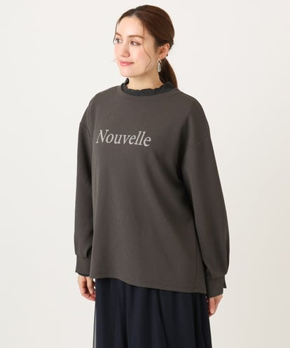 OLKCD08064 eur3 【大きいサイズ】ロゴスウェットライクプルオーバー