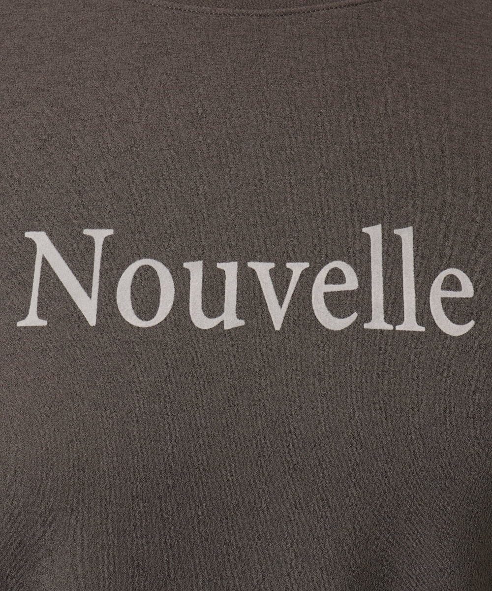 OLKCD08064 eur3(エウルキューブ) 【大きいサイズ】ロゴスウェットライクプルオーバー ダークグレー(93)