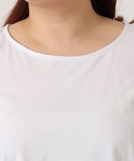 OLKDD02069 eur3(エウルキューブ) 【WEB先行販売】【大きいサイズ】レースヘムタンクトップ ホワイト(90)