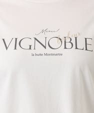 OLKDD03069 eur3(エウルキューブ) 【WEB先行販売】【大きいサイズ】コットン長袖Tシャツ アイボリー(ロゴ）