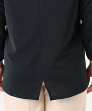 OLKDD16069 eur3(エウルキューブ) 【WEB先行販売】【大きいサイズ】バックスリットプルオーバー ネイビー