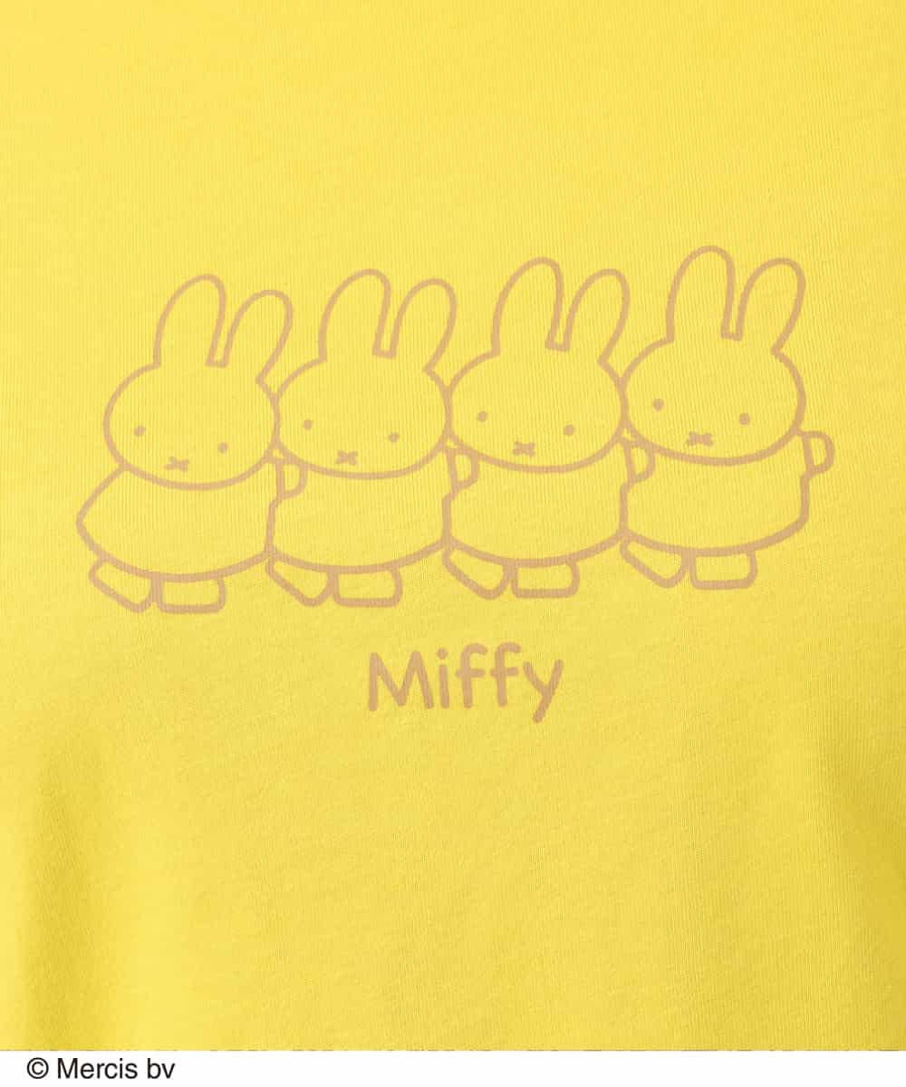 OLKDM15050 eur3(エウルキューブ) 【miffy×eur3】【大きいサイズ】ミッフィープリントカットソー カーキ(36)