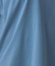 OLKEA11079 eur3(エウルキューブ) 【大きいサイズ】シアーランタンスリーブカットソー ブルー(55)