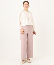 OLKEA13059 eur3(エウルキューブ) 【大きいサイズ】ぽこぽこカットソー アイボリー(80)