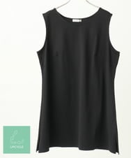 OLKEA14049 eur3(エウルキューブ) 【大きいサイズ】ロングタンクトップ ブラック(94)