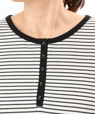 OLKED07059 eur3(エウルキューブ) 【WEB先行販売】【大きいサイズ】ヘンリーネックタンクトップ ホワイト