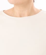 OLKED10079 eur3(エウルキューブ) 【WEB先行販売】【大きいサイズ】裾シア―カットソー ライトグレー