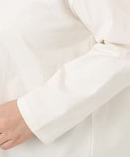 OLKED13089 eur3(エウルキューブ) 【大きいサイズ】裾ストライプカットソー アイボリー