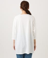 OLKED14099 eur3(エウルキューブ) 【WEB先行販売】【大きいサイズ】フリルジャージートップス ホワイト